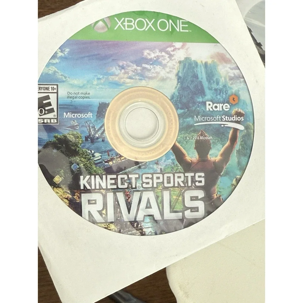 Lot Of 3 Xbox One Games , Disc Only , Kinect Sports Rivals , Overwatch, Battle